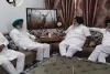 Akali Dal chief Sukhbir Badal met Balbir Rajewal: Closed-door meeting at farmer leader's house