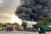 Massive Fire Engulfs Reliance Warehouse in Mohali; Groceries and Rations Worth Lakhs Destroyed
