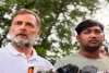 Rahul Gandhi Sits on Dharna Outside Delhi Police Station Over Pellet Gun Controversy