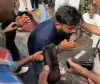CJP Protest at Jantar Mantar: Abhijit Deepke Pleads for Shelter as Students Brave Rain