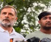 Rahul Gandhi Sits on Dharna Outside Delhi Police Station Over Pellet Gun Controversy
