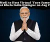 PM Modi to Host Virtual 'Yuva Samvaad' at Khelo India Dialogue on Aug 27