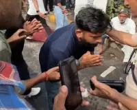 CJP Protest at Jantar Mantar: Abhijit Deepke Pleads for Shelter as Students Brave Rain