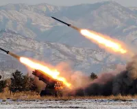 North Korea Fires Volley of Ballistic Missiles into the Sea