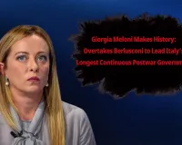 Italian Prime Minister Giorgia Meloni has officially made history by becoming the head of Italy's longest-serving consecutive government in post-World War II history.