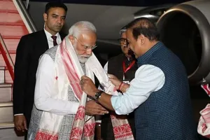 PM Modi’s Plane Lands on Moran Highway in Assam; Airstrip Just 300km from China Border