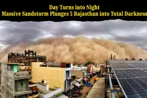 Day Turns into Night: Massive Sandstorm Plunges 5 Districts of Rajasthan into Total Darkness