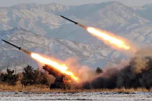 North Korea Fires Volley of Ballistic Missiles into the Sea