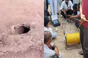 Phalodi Borewell Tragedy: 9-Year-Old Trapped for Over 23 Hours; Rescue Ops Stalled by Stuck Boulder, Indigenous Expert Team Deployed