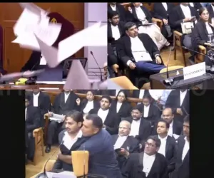 Drama Inside Supreme Court: Man Abuses CJI, Throws Papers; SC Refuses to Take Action!