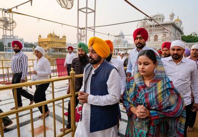 CM in Darbar Sahib