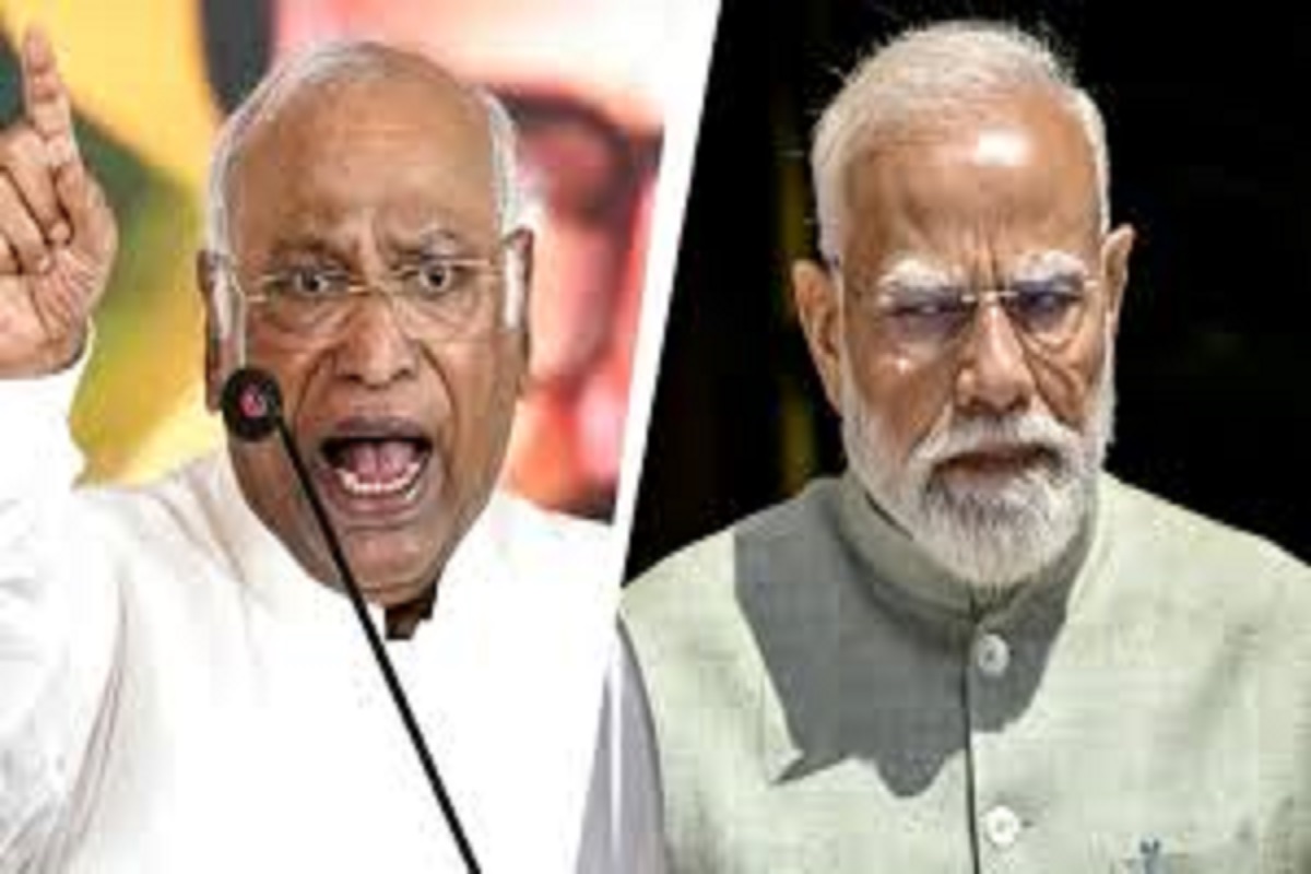 kharge and modi