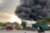 Massive Fire Engulfs Reliance Warehouse in Mohali; Groceries and Rations Worth Lakhs Destroyed