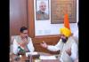CM Mann Meets Union Minister Pralhad Joshi in Delhi