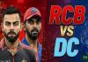 Royal Challengers Bengaluru (RCB) face off against the Delhi Capitals (DC)