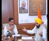 CM Mann Meets Union Minister Pralhad Joshi in Delhi