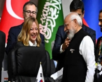 Modi meets Meloni at G20 summit: hugs Brazilian President da Silva