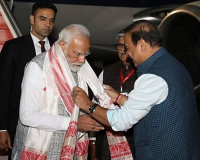 PM Modi’s Plane Lands on Moran Highway in Assam; Airstrip Just 300km from China Border