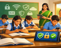 Karnataka's New Policy: Children's Screen Time Limited to 1 Hour, Internet Off After 7 PM; Draft Issued for 9th-12th Students