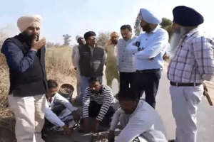 JE terminated for substandard road construction in Punjab: Notice issued to SDO; Flying Squad uproots road, questions contractor