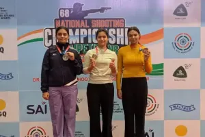 Olympic medalist Manu Bhaker wins gold at the national competition
