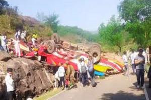 Fatal Plunge in Udhampur: 16 Dead as Bus Veers Off Road