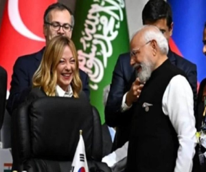 Modi meets Meloni at G20 summit: hugs Brazilian President da Silva