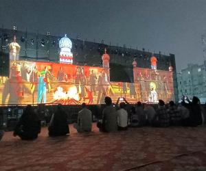 A magnificent presentation of light and sound show highlighting the unparalleled martyrdom