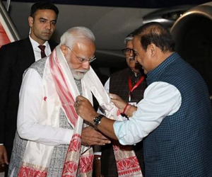 PM Modi’s Plane Lands on Moran Highway in Assam; Airstrip Just 300km from China Border