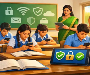 Karnataka's New Policy: Children's Screen Time Limited to 1 Hour, Internet Off After 7 PM; Draft Issued for 9th-12th Students